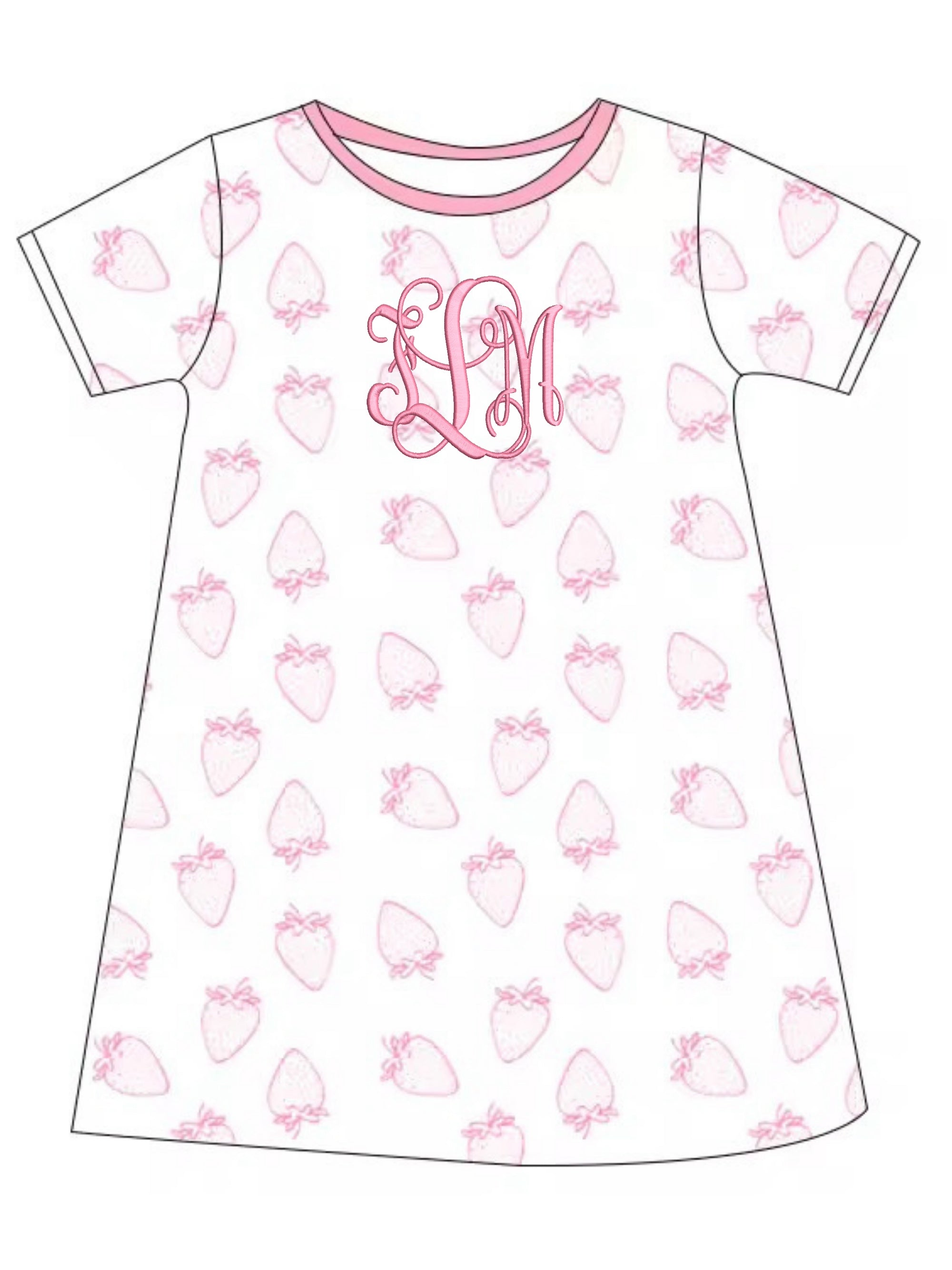 Girls Strawberry Dress