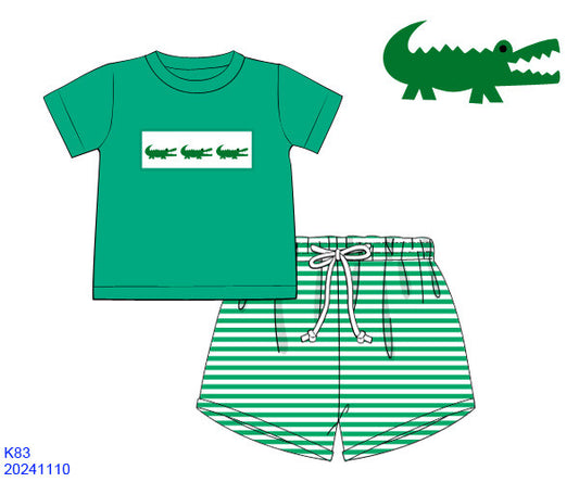 A Flock of Cros Boys Shorts Set