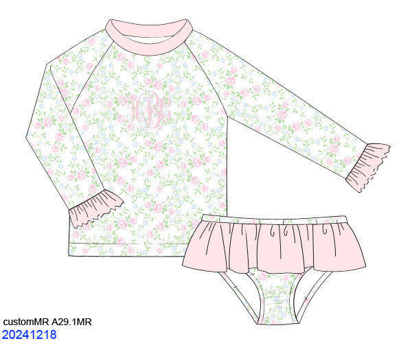 A Garden & A Gaggle Girls 2-Piece Swimsuit