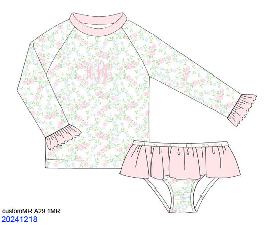 A Garden & A Gaggle Girls 2-Piece Swimsuit