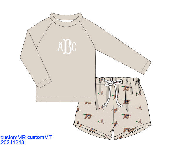 A Garden & A Gaggle Boys Rashguard Set