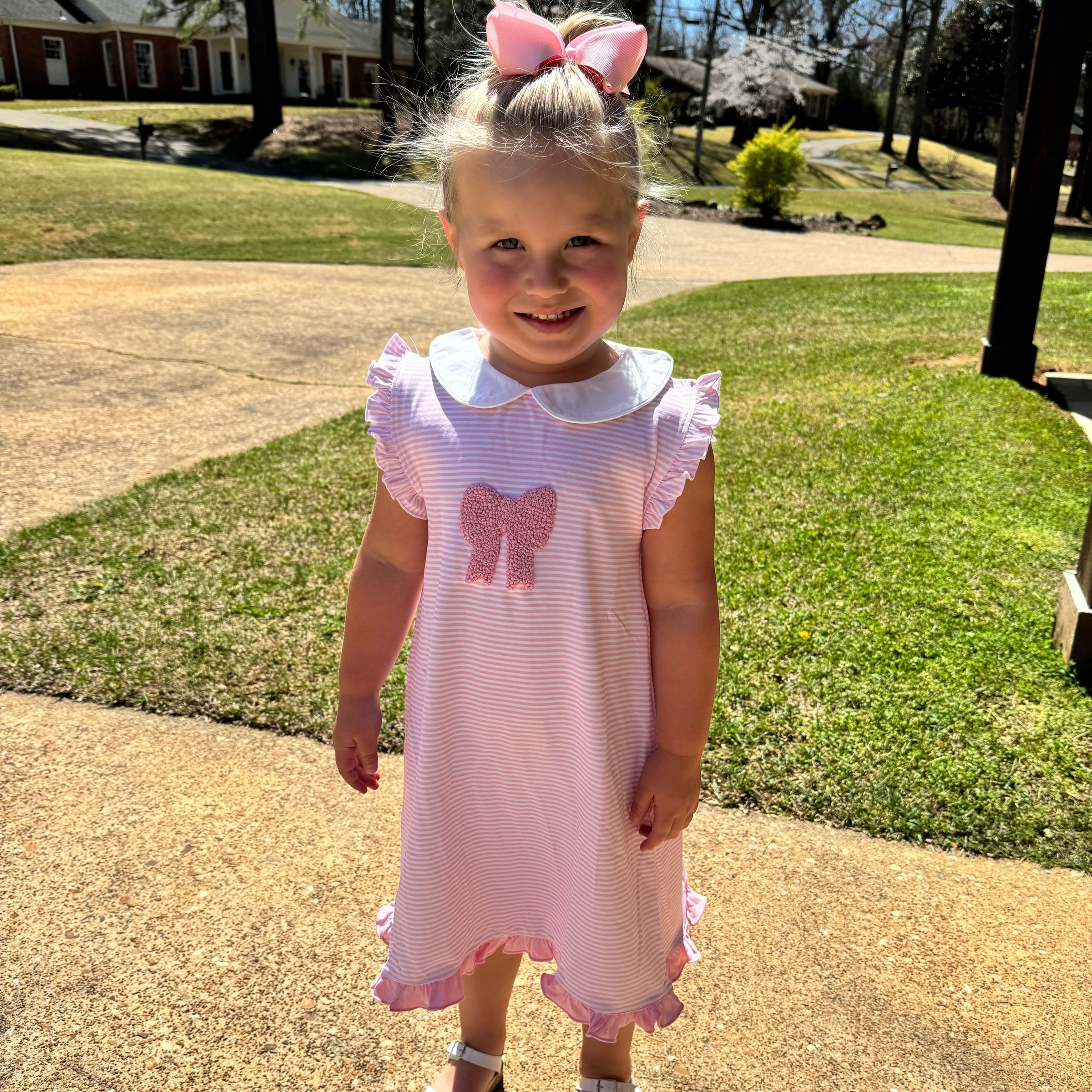 French Knot Bow Dress