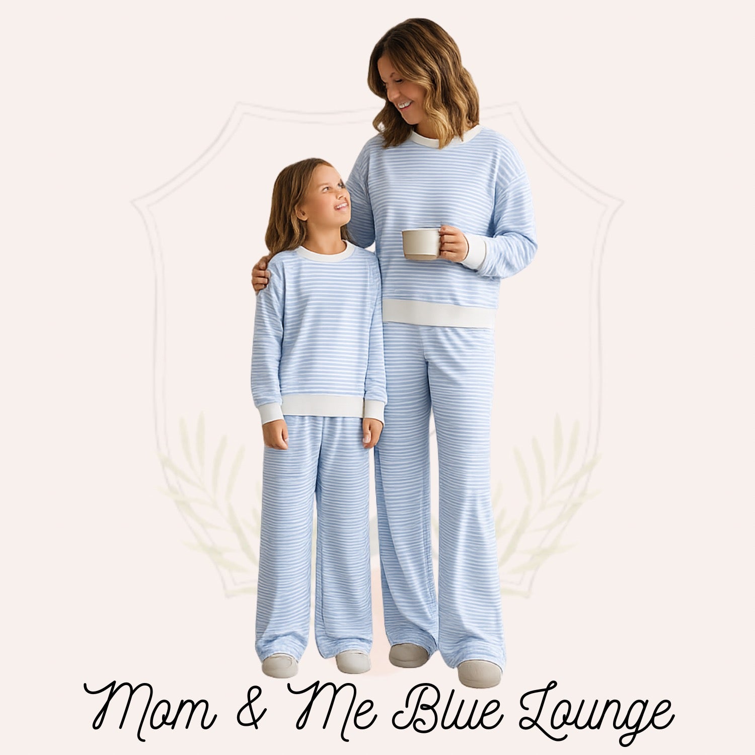 Blue Mom & Me Striped Loungewear Sets - ETA NOVEMBER