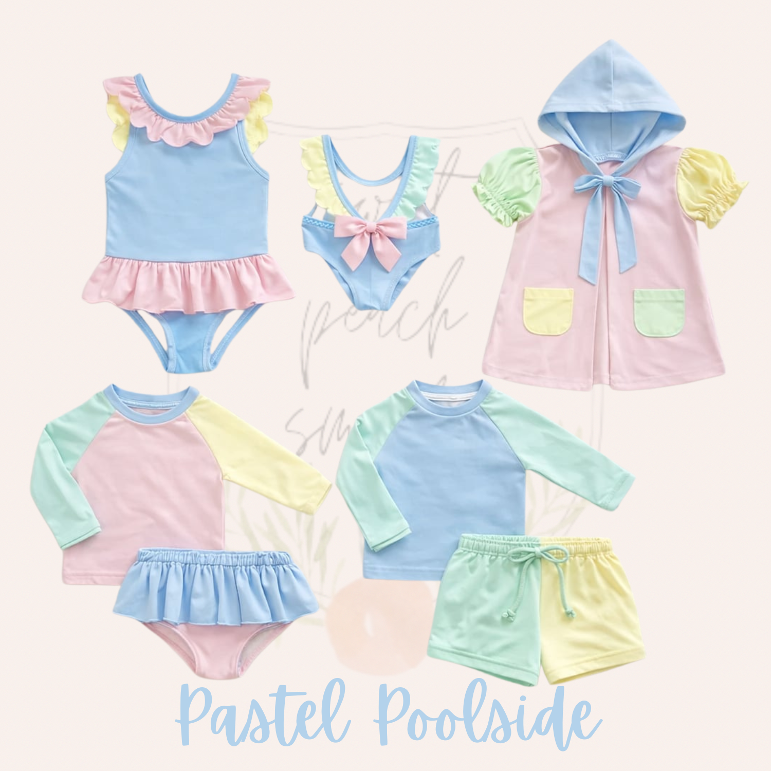 Poolside Pastels Swimwear Collection - ETA JUNE