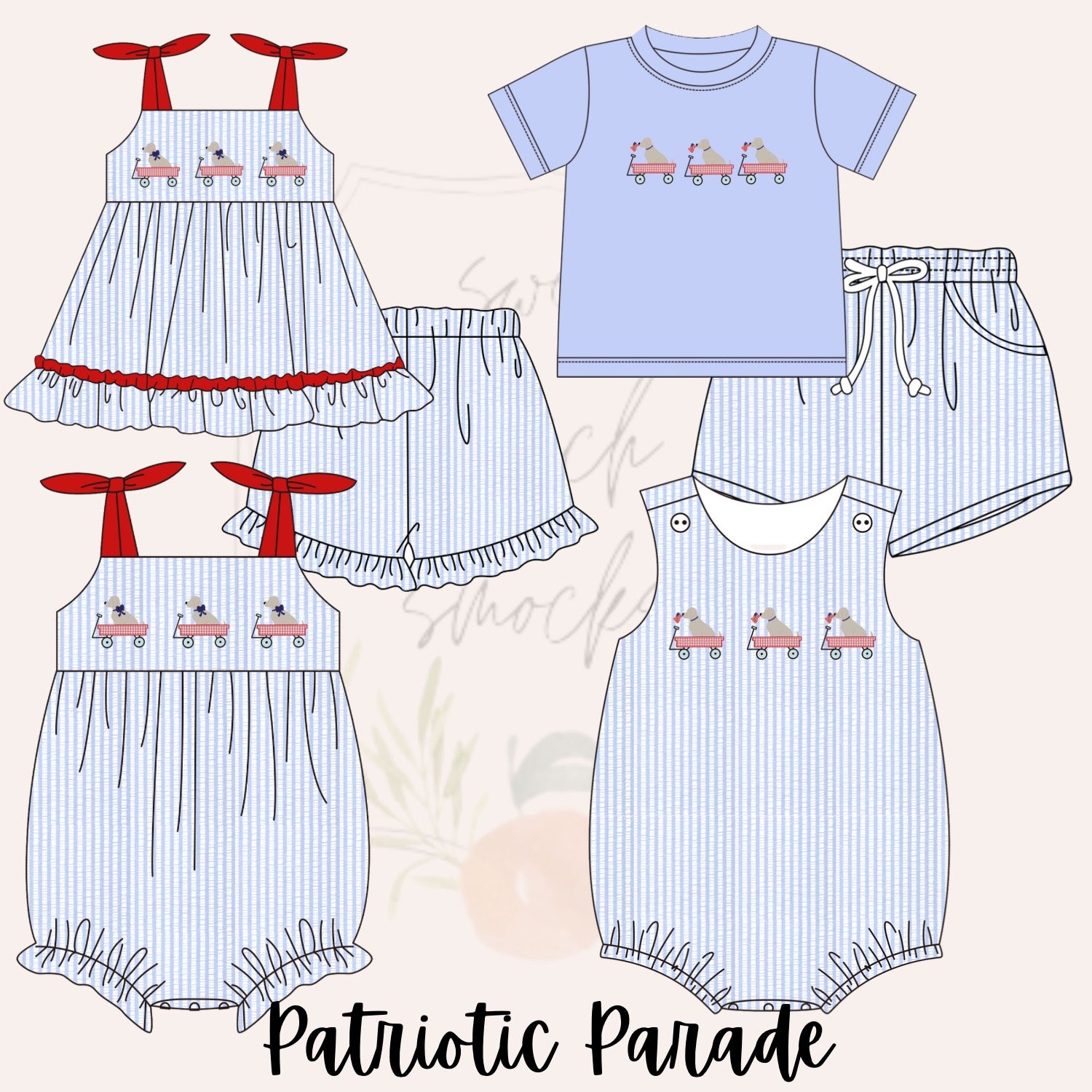 Unisex Patriotic Parade Bubble