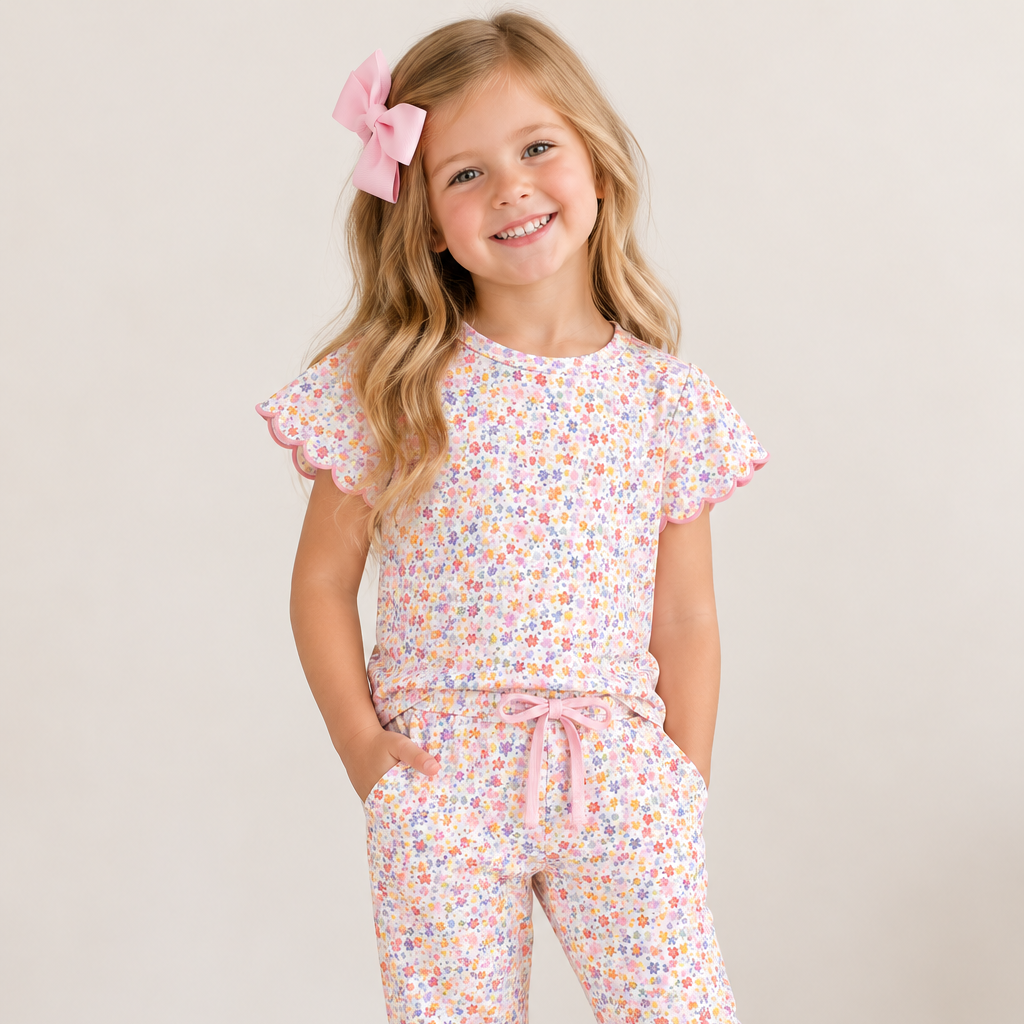 Spring Sprinkles Set in Coral Floral (A) - ETA MARCH