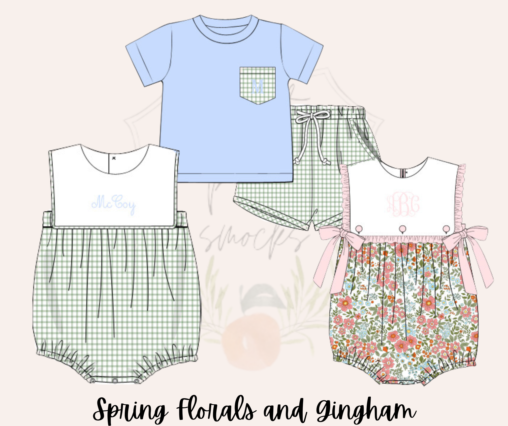 Spring Gingham Boys Set