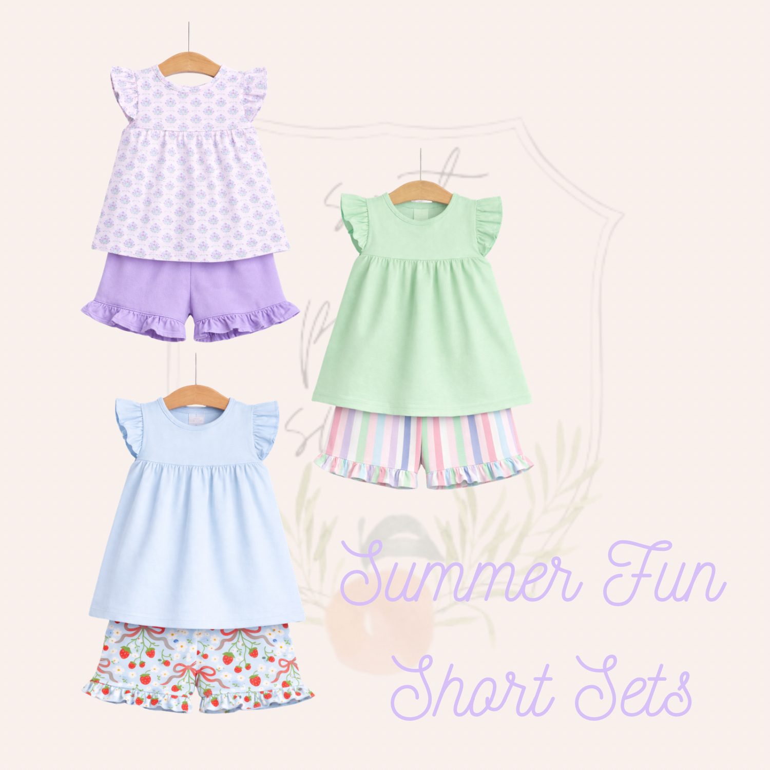 Summer Fun Shorts Sets - ETA JUNE