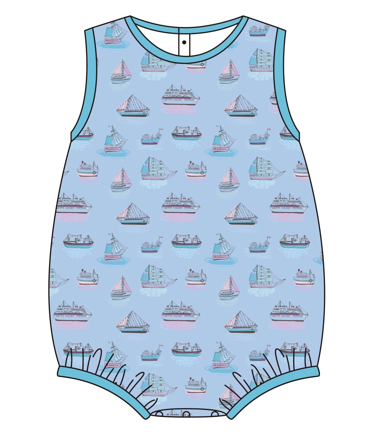 Boys Set Sail Bubble