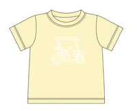 Golf Cart Sketch Graph Tee  - ETA MAY