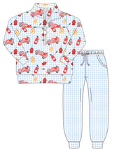 Fire Truck Boys Jogger Set