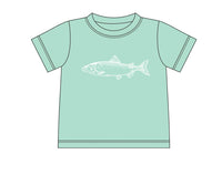 Fish Sketch Graph Tee  - ETA MAY
