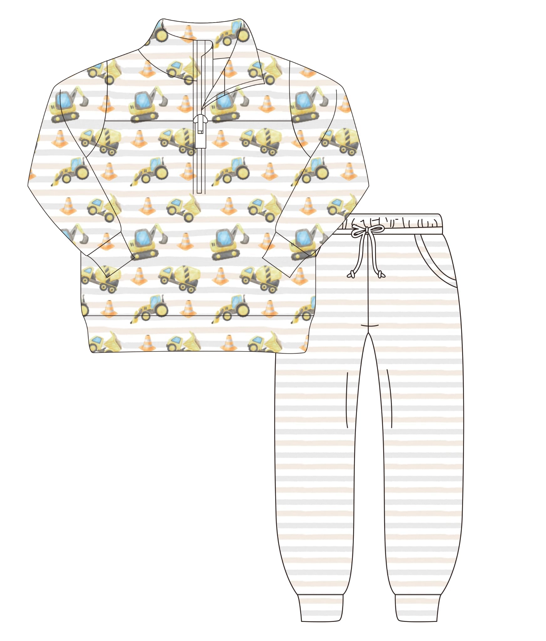 Construction Boys Jogger Set