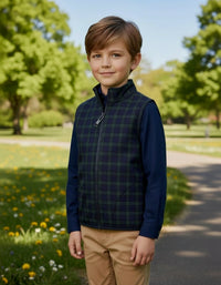 A Timeless Christmas Boys Tartan Vest - ETA OCTOBER