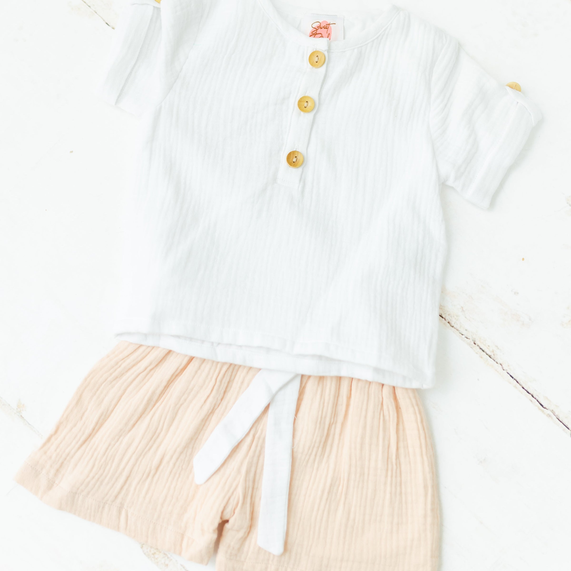 Summer Neutrals - Boy Short Set