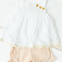 Summer Neutrals - Girl Short Set