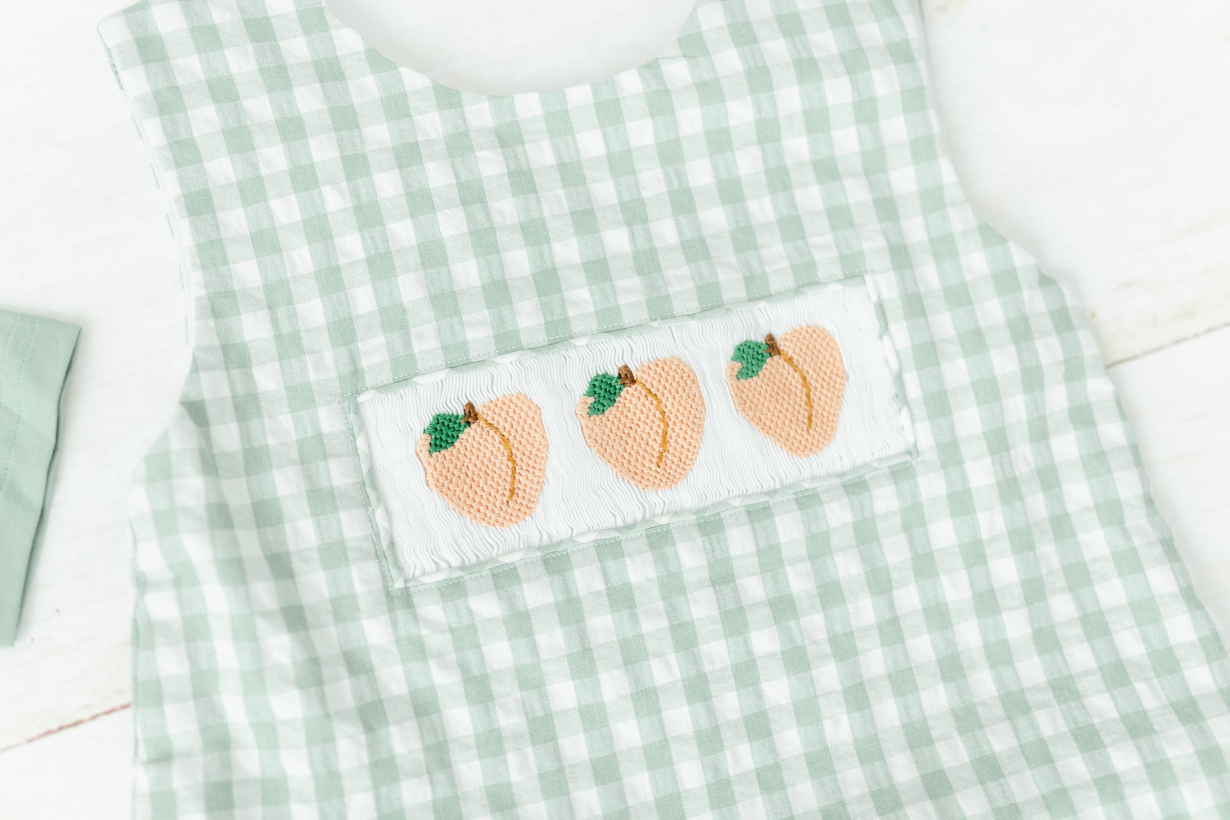 Plaid Peach Collection - Girl Short Set