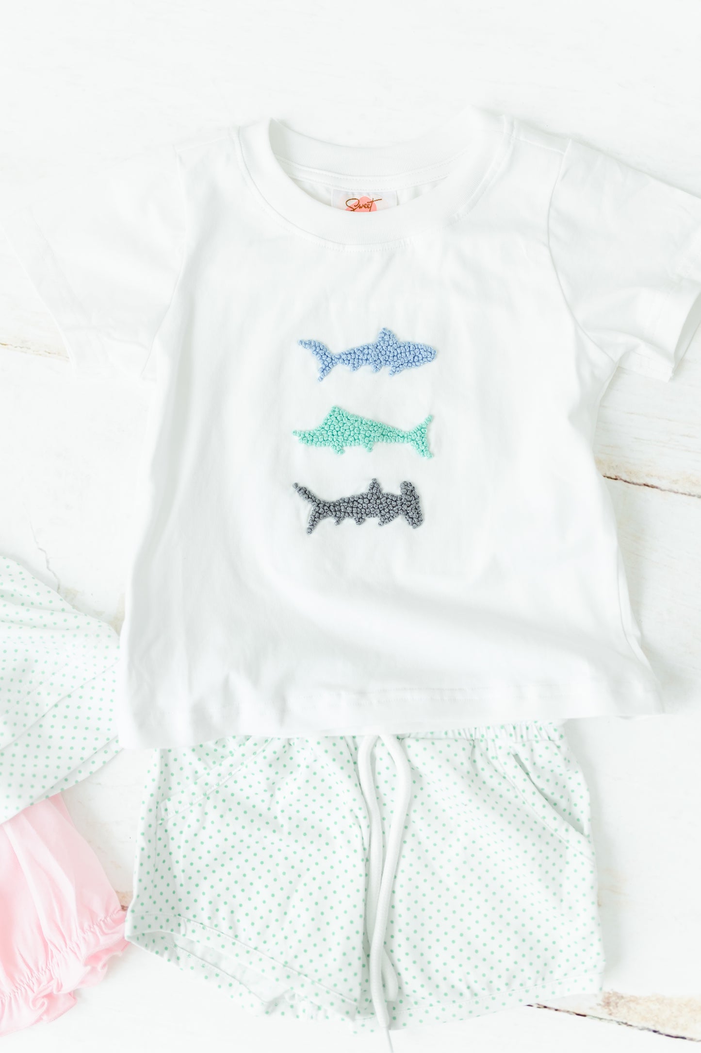 Sea Life is the Best Life Collection - Shark Short Set