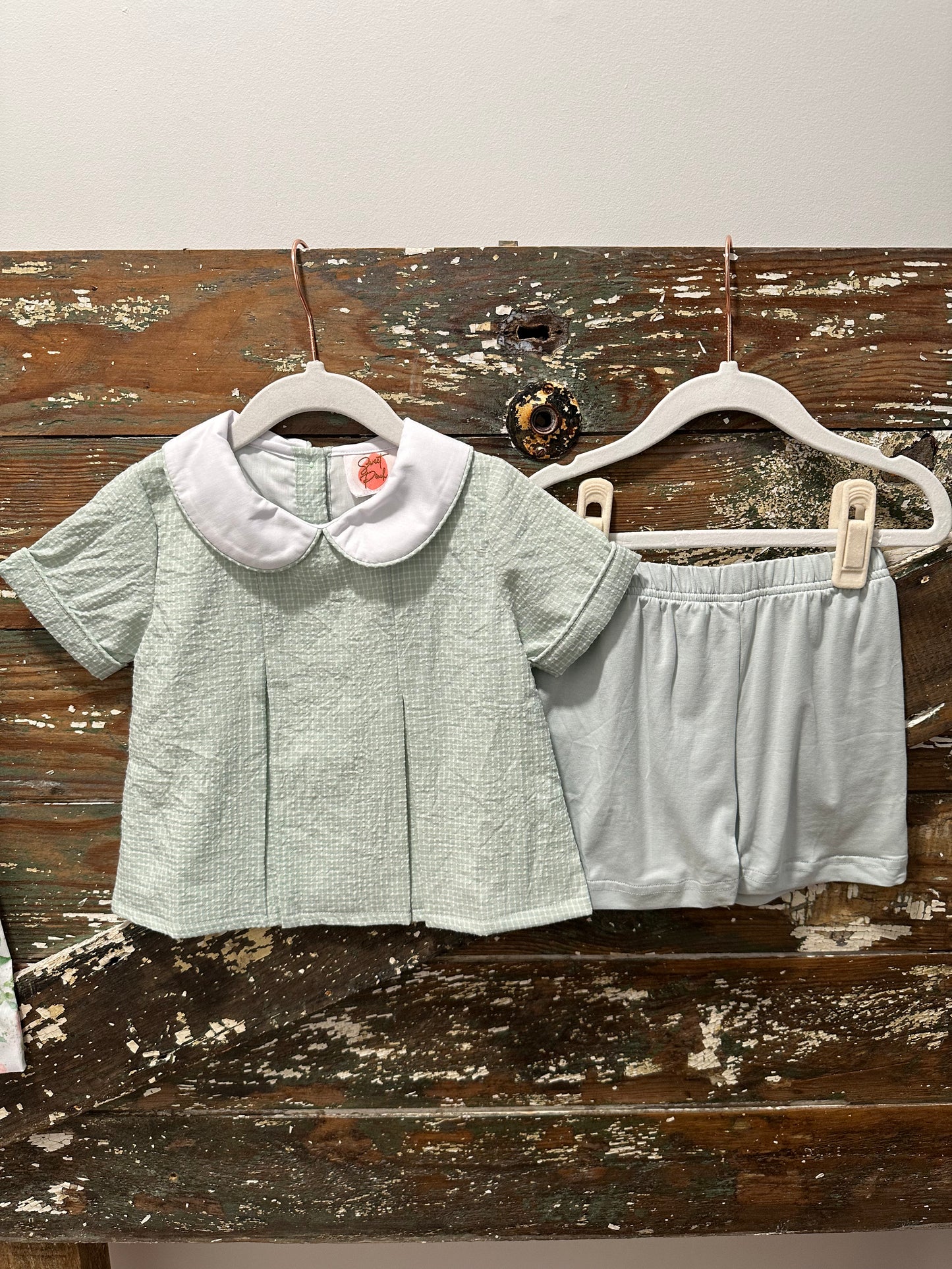 Mom & Me Spring Collection - Sage Short Set