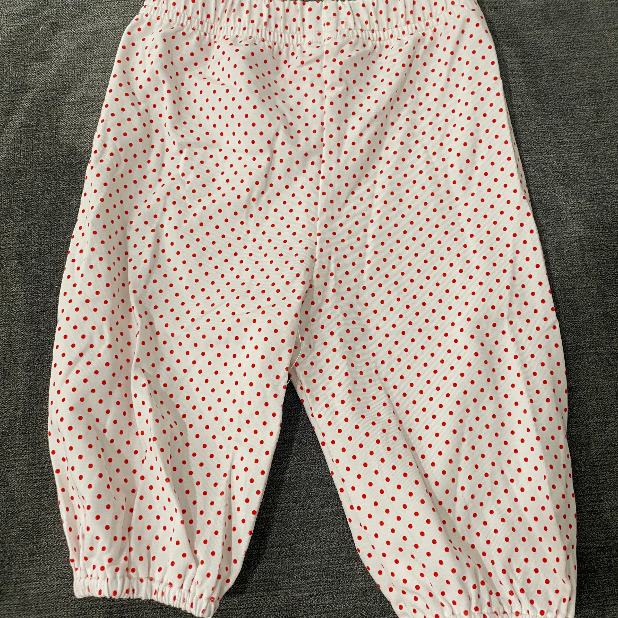 Pant Collection - Boy Banded Pants Red Bitty Dot