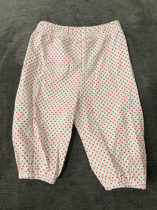 Pant Collection - Boy Banded Pants Red Bitty Dot